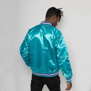 Veste bomber en satin pour femmes, légère, brillante, manches longues, décontractée, vêtement d'extérieur, fermeture éclair, streetwear, tendance, élégante, confortable - Product Image 5