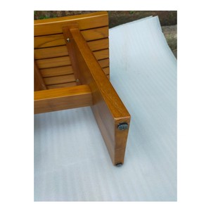 Moderno y cómodo asiento de madera de teca taburete de acento versátil Silla de comedor para sala de estar dormitorio entrada Hotel directo de fábrica - Product Image 3