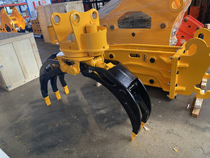 Penjepit Kayu Putar untuk Kehutanan, Penjepit Batu, Excavator, Penjepit Hidrolik, Pompa Konstruksi, Motor 4-7 Ton, Rotasi 360 Derajat - Product Image 3