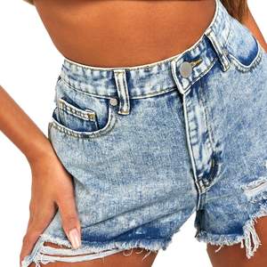 Gym Yoga Jogging Streetwear Women Shorts Casual High Quality Breathable Custom Design Women Acid Wash Shorts - Product Image 3