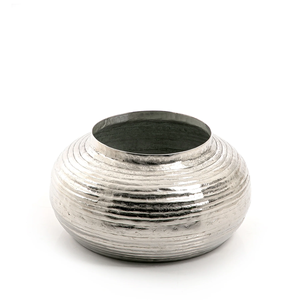 Recién llegado, maceta y plato redondeado, decoración de jardín, florero de Metal de alta calidad, Color dorado, decoración de suelo de gran tamaño - Product Image 6