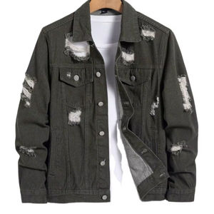 Chaqueta de mezclilla con el mejor material Chaqueta de mezclilla de hombre al por mayor con su propio diseño personalizado - Product Image 1