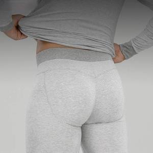 Conjunto de ropa interior térmica de lana merino transpirable de capa base térmica de manga larga para hombre - Product Image 2