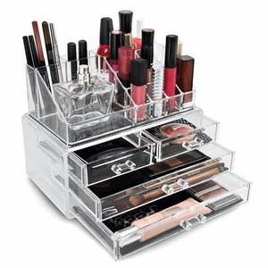 Organisateur de maquillage en acrylique unisexe innovant Organisateur de cosmétiques de mode beauté ouvert et fermé pour filles et garçons - Product Image 3
