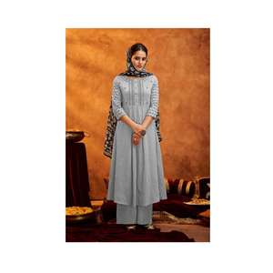 Kurti en soie mélangée de viscose lourde à la demande avec imprimé patola en soie avec Kurti pour femmes moins lourd pour vêtements de mariage - Product Image 1