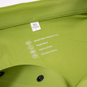 Venta al por mayor 100% poliéster hombres Golf para Polo camisetas logotipo personalizado antiarrugas patrón sólido ropa para hombres - Product Image 4