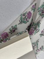 Carnet de notes écologique fait à la main avec couverture en tissu, reliure spirale, papier en coton imprimé à la main, pour écrire, dessiner, offrir en cadeau