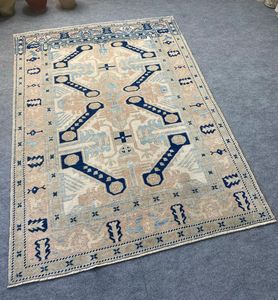 Antique Vintage Moderne Oushak Laine Personnalisé Dans Le Monde Entier Livraison Noué À La Main Oushak Oriental Tapis Tapis Tapis Par ITHL - Product Image 1