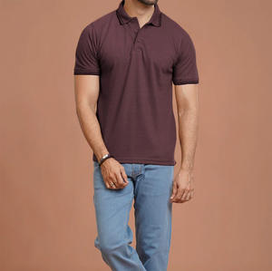 Chemise à manches courtes pour homme OEM/ODM, coupe décontractée, ajustée, à séchage rapide, tricotée, respirante, tissu écologique, vêtements de sport de plein air - Product Image 2