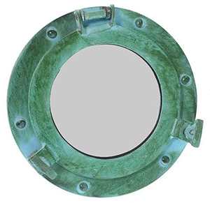 Hublot jaune personnalisé Piston partie ronde Design moderne Nautique Marine Miroir pour bateau Yacht en métal - Product Image 2