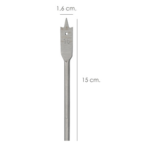 Foret à bois plat Wolfpack 3 points 16,00 mm. - Product Image 2