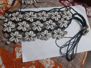 Custom Made Cowry Shell Belts Made with Real Natural Cowry Shells for Resale by Jewelry Designers and Fashion Jewelry Stores. - Product Image 2