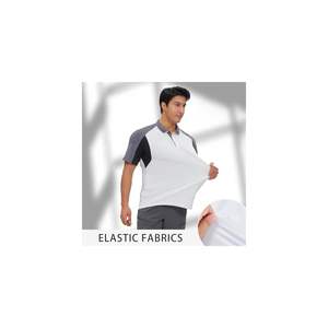 Polo manches courtes décontracté à la mode pour hommes, tenue cool raglan tricotée à séchage rapide - Product Image 5
