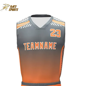 ชุดกีฬาผ้าโพลีเอสเตอร์ BSCI ไล่ระดับสีพิมพ์โลโก้ตามสั่งบาสเก็ตบอลไซส์พิเศษคอลเลคชั่นฤดูร้อน2025 - Product Image 3