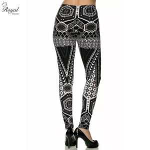 Pantalones de yoga coloridos Leggings suaves de cintura alta con estampado personalizado para correr Ciclismo Yoga Mujeres Lady Girls Leggings personalizados - Product Image 3