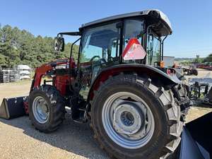 Potente Tractor Agrícola Massey Ferguson 4710 Diésel 4x4, Equipo Agrícola de Uso Pesado con Cargador Frontal, Máquina Comercial - Product Image 5