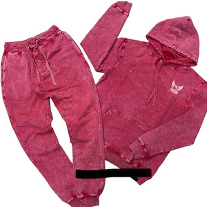High Quality Casual Wear Men Acid Wash <b>Tracksuits</b> Hot Sale Men Acid Wash <b>Tracksuits</b> For Sale - Product Image 1