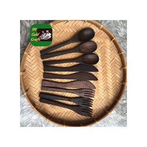 ENSEMBLE DE CUILLÈRES EN BOIS FAIT MAIN CONCEPTION ÉCOLOGIQUE POUR LA CUISSON DU THÉ CAFÉ ET LA VAISSELLE MAISON VENTE EN GROS DU VIETNAM - Product Image 3