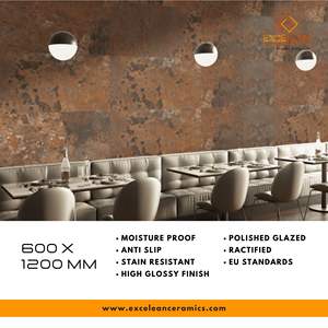 Azulejos de porcelana de estilo moderno Azulejos de suelo para el hogar 60x120 Acabado mate Porcelana Cerámica Pisos Carreaux Sala de estar Baño India - Product Image 5