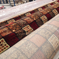 Tapis Adiva Abstrait Moderne Turc en Polypropylène Tissé Jacquard à Poils Longs, Résistant aux Taches, pour Usage Domestique et Salon