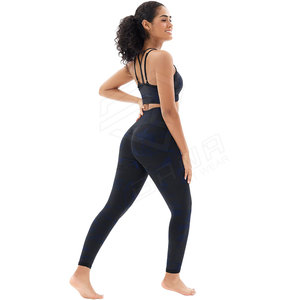 Vêtements de sport en gros, ensembles de yoga pour l'entraînement, ensembles de soutien-gorge pour femmes grandes tailles, spandex/nylon, séchage rapide, respirant - Product Image 6