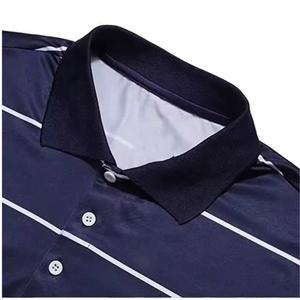 Camisa Polo de golf de secado rápido deportiva lisa con solapa de manga corta para hombre al por mayor a precio bajo - Product Image 3