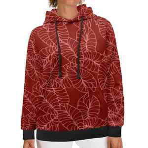 Sudadera raglán para mujer de secado rápido transpirable personalizada con estampado bajo demanda Sudadera con capucha - Product Image 1