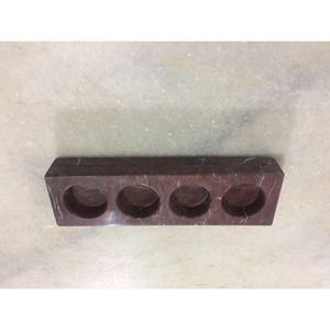 Portavelas de Mármol Rosa Hechos a Mano de 3.5 Pulgadas, Mini Decoración de Mesa para el Hogar, Pascua - Product Image 6