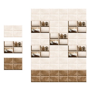 Color blanco con azulejos cerámicos esmaltados para cocina, 30x45cm - Product Image 6