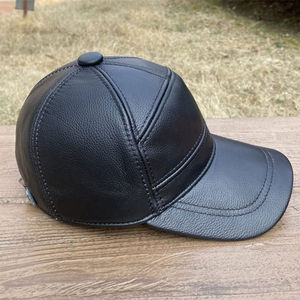 Vente directe d'usine Prix raisonnable Casquettes en cuir pour hommes Meilleures ventes Couleur personnalisée Casquettes en cuir pour hommes pour adultes Entretien OEM - Product Image 6