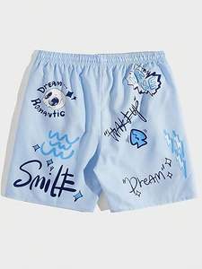 Micro Logo personnalisé sportif hommes toile Shorts léger avec fermeture à cordon sérigraphie sur le devant vêtements décontractés en gros - Product Image 4