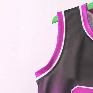 Uniforme de equipo de baloncesto personalizado, uniforme de diseño personalizado, venta al por mayor, buena calidad, secado rápido, 100% poliéster, conjuntos de uniformes de baloncesto - Product Image 4