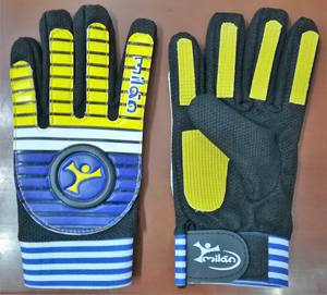 Gants de gardien de but de football antidérapants confortables de conception personnalisée de haute qualité PU Polyester matériau fermeture à glissière marque KHASON - Product Image 5