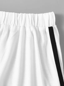 Femmes été nouvelle mode lettre Shorts décontractés rétro Stretch taille Chic femme pantalons courts shorts pour femmes shorts pour femmes - Product Image 3