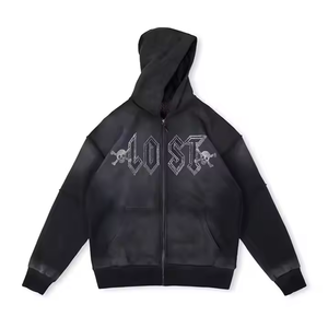 Sweat à capuche 100% coton molletonné/éponge française de qualité supérieure, prix compétitif, étiquette personnalisée, très vendu, créez votre propre style - Product Image 4
