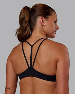 Wholesale Custom Black Color Agile Sports Bra & <b>Shorts</b> <b>Women's</b> Sets Breathable Gym Workout 2 Piece Set <b>Beach</b> Summer <b>Women's</b> set - Product Image 4