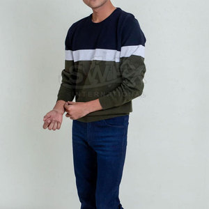 Pull tendance en tissu mélangé à manches longues, tricot décontracté pour hommes et femmes, nouveau pull tendance - Product Image 4