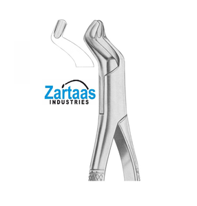 Fórceps Dentales de Acero Inoxidable de Alta Calidad para Extraer Molares Superiores, Figura 210S, Exportadores y Fabricantes - Product Image 1
