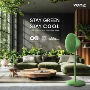 Minimalism Style Decorative <b>Fan</b> Natural Green color Modern Design <b>AC</b> Motor For Hotel, Villa & Premium Home & Residential - Product Image 1