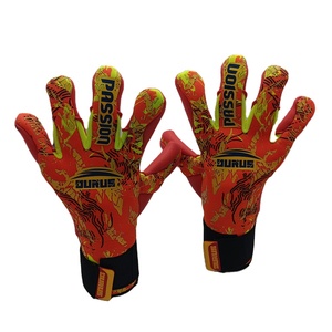 Gants de gardien de but de football professionnels en gros, haute qualité, personnalisés, souples, respirants, antidérapants, imperméables, en cuir PU léger - Product Image 1