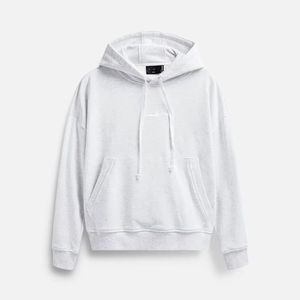 Sudadera con capucha bordada de tela de rizo de poliéster/algodón transpirable de gran tamaño para mujer Primavera/Otoño/Invierno - Product Image 2