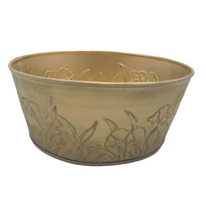 Jardinière en fer gris lavé utilisée pour les jardinières élégantes Pots conteneurs intérieurs extérieurs empotage pots de fleurs décoratifs fournitures de jardinière - Product Image 6