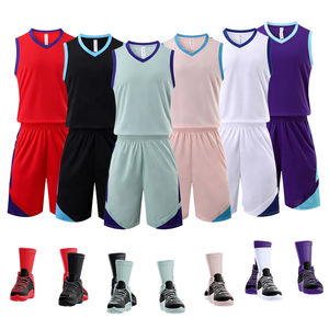 Maillot et short de basket-ball pour hommes, tissu respirant à séchage rapide, vêtements de sport de qualité supérieure, vente en gros - Product Image 2