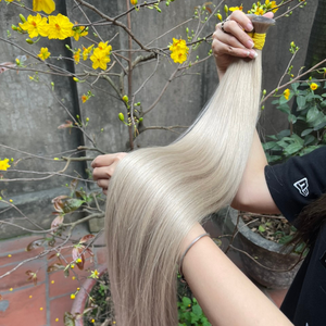 ผมต่อแนวหนังกำพร้าคนผมดิบสีบลอนด์613บริสุทธิ์เรียงตามระดับคุณภาพสูง - Product Image 4