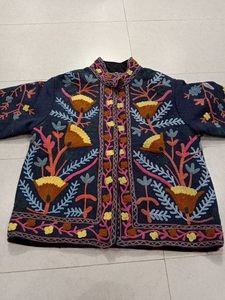 Chaqueta Acolchada de Algodón de Secado Rápido, Reversible, Hecha a Mano en Jaipur, con Diseño Suzani, para Mujer, Abrigo de Verano y Otoño - Product Image 2