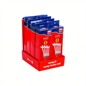 Juego de 8 Llaves Combinadas Articuladas Usag, Exhibición de Cartón, 285 KF/SE5 - Product Image 2