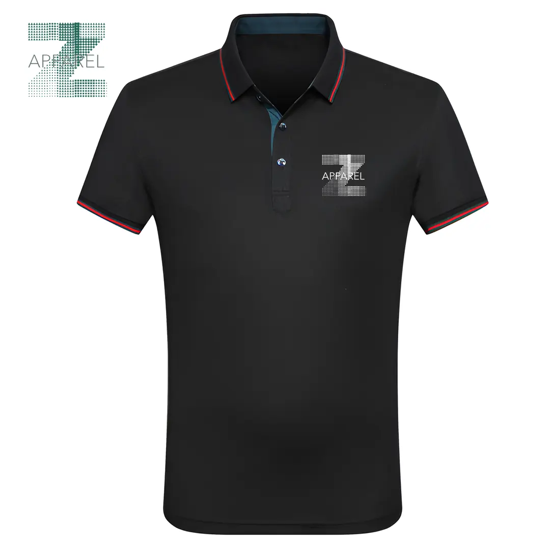 Hochleistungs-Polo-Golfshirts individuelles Logo gedruckt 100% Baumwolle Großhandel OEM 180 gsm Golfshirts Herren Golf und Polo-Shirts