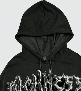 High Quality Men's DTF Pullover Hoodies Polyester/Cotton Quick Dry Breathable <b>Fleece</b> <b>Thermal</b> Wear Pocket Winter Customizable New - Product Image 3