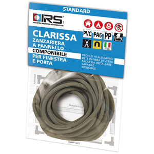 Guarnizione Tondino per Profilo Zanzariera Clarissa Mt. 5 Grigio - Product Image 1