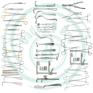 Ensemble d'instruments chirurgicaux en acier inoxydable, 101 pièces, vente d'instruments chirurgicaux en acier inoxydable de haute qualité, réutilisables